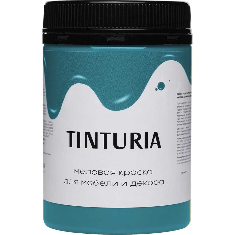 Краска для мебели и декора TINTURIA Лазурное море 0.35 кг /12 ЭК000146616