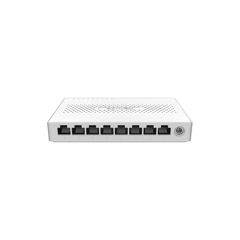 Коммутатор Tenda SM108 неуправляемый, 8 портов, 8x2,5Гбит/с, настольный, пластиковый корпус 10000145769