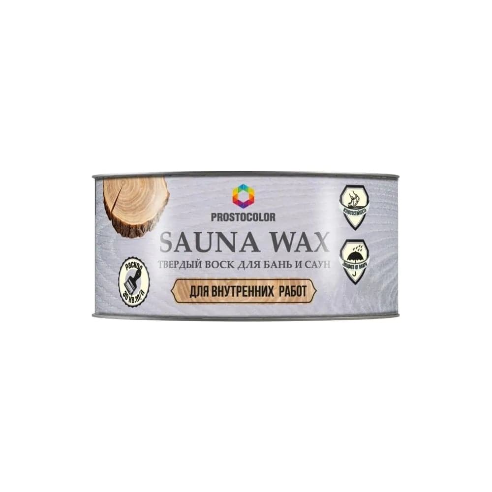 Воск для бань и саун PROSTOCOLOR SAUNA WAX ПРОСТОКОЛОР 0.3 л 101310-1