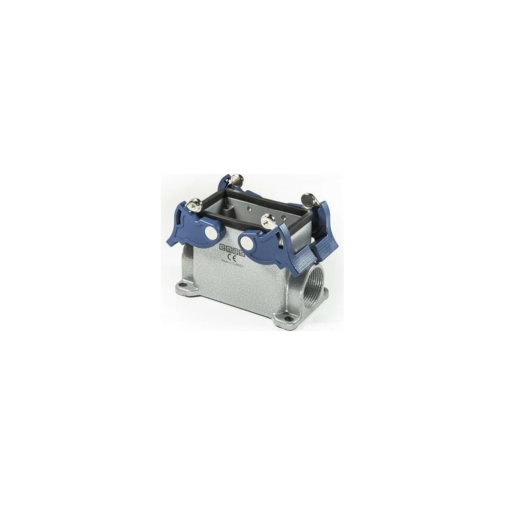 Корпус Emas, 4-фиксатора пустой, 2- боковых ввода, 10 полюсов EBM10GD24