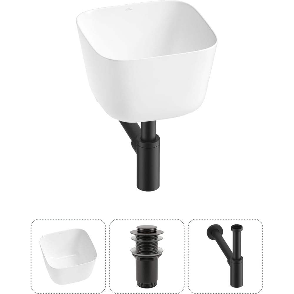 Набор Wellsee 3 в 1 Fontenay Paris накладная раковина 38x38 см 20214048R