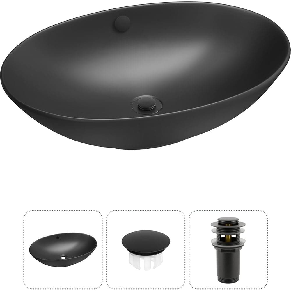 Набор Wellsee 3 в 1 Bliss накладная раковина 63x42 см 20216990R