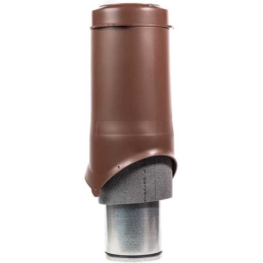 Выход вентиляции KROVENT Pipe-VT 125 ИЗ коричневый 097565