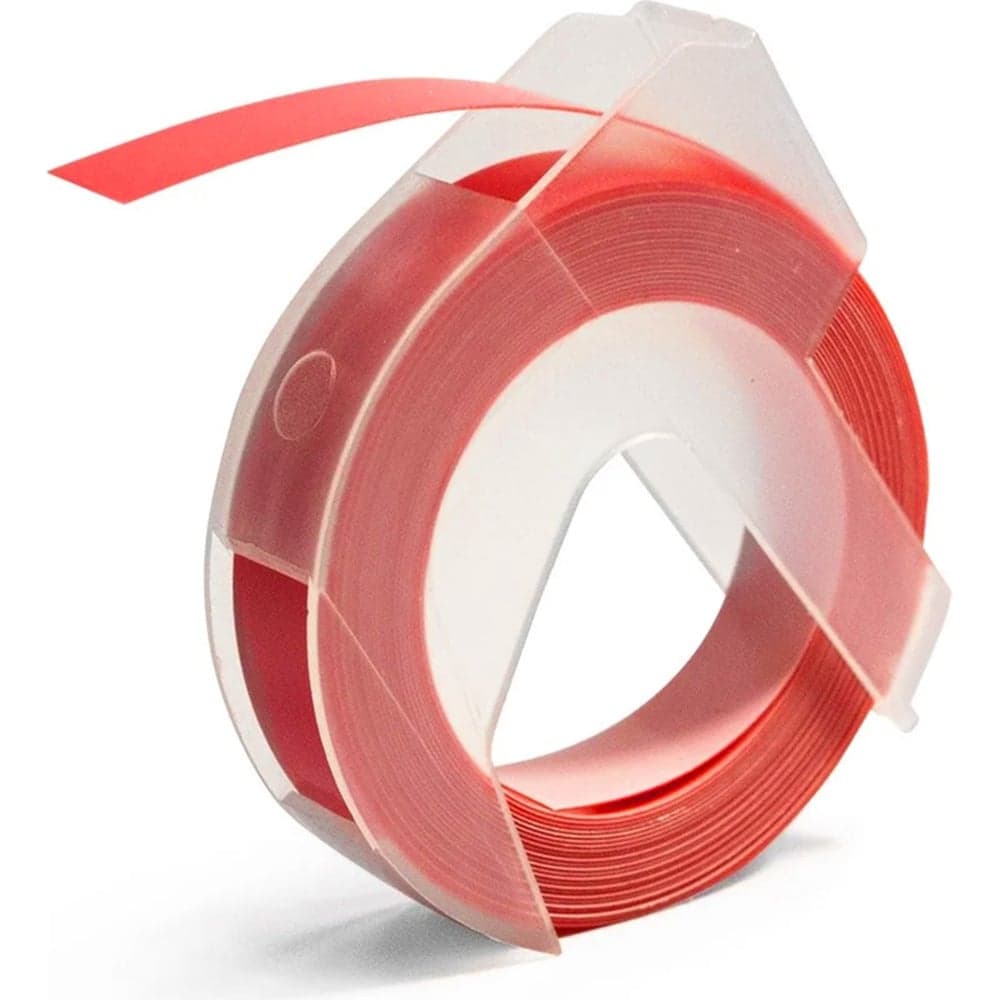 Лента Vell 5238-02 (9 мм x 3 м, красная) для Alpha и Dymo Omega (1 шт.) 355879