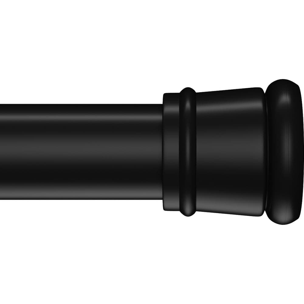 Карниз для ванной комнаты IDDIS 110-200 см, черный SRB0120i14