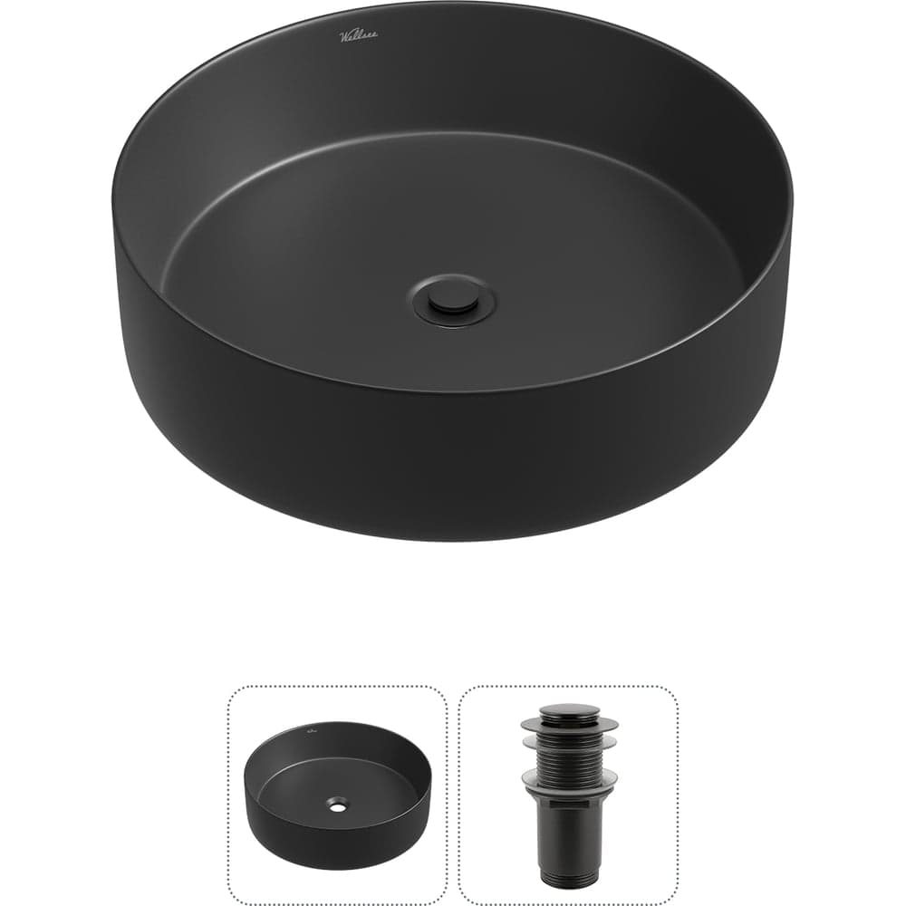 , Акционный набор 2 в 1 Coax накладная раковина 30x30 см (состоит из 323505000, 182 Wellsee 20213960R