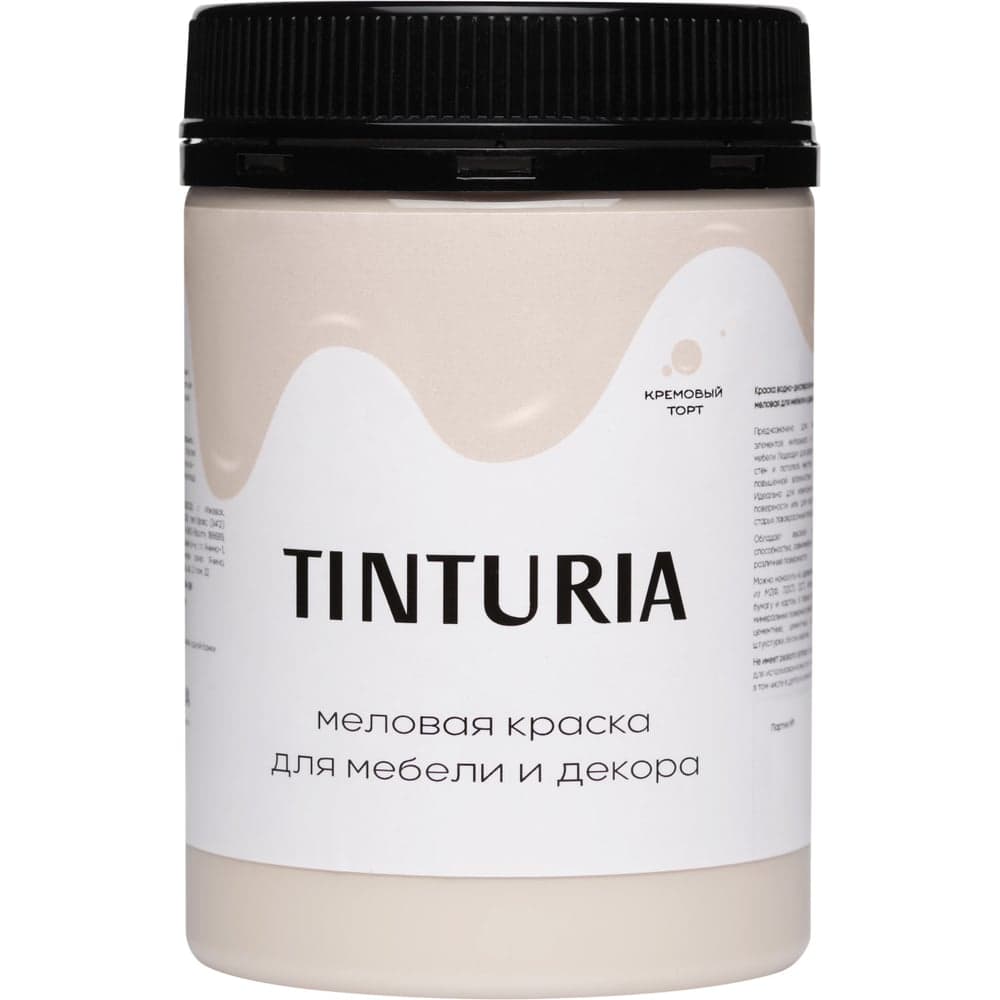 Краска для мебели и декора TINTURIA кремовый торт 0.35 кг 12 ЭК000145891