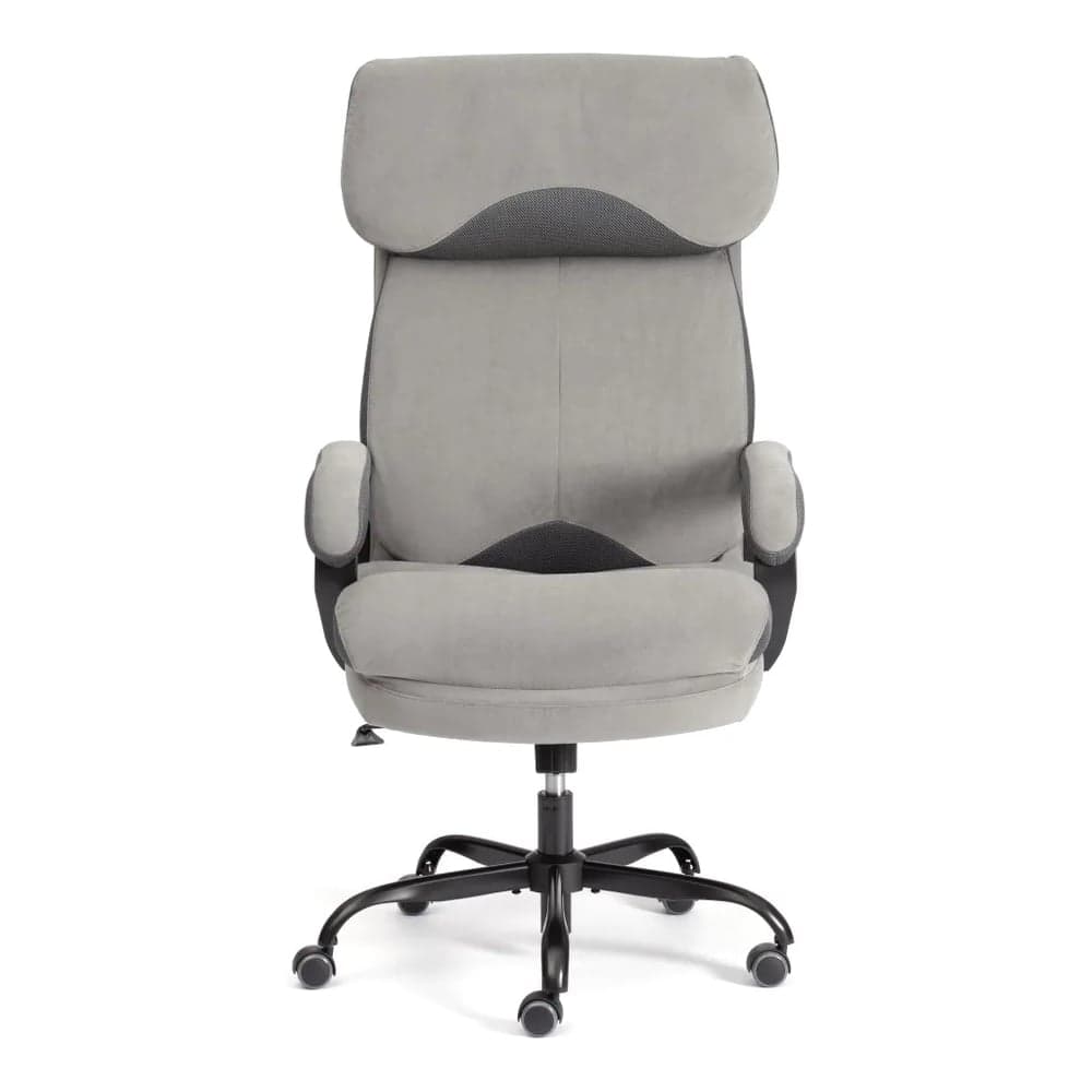 Кресло TetChair Duke metal BL велюр, серый 24988