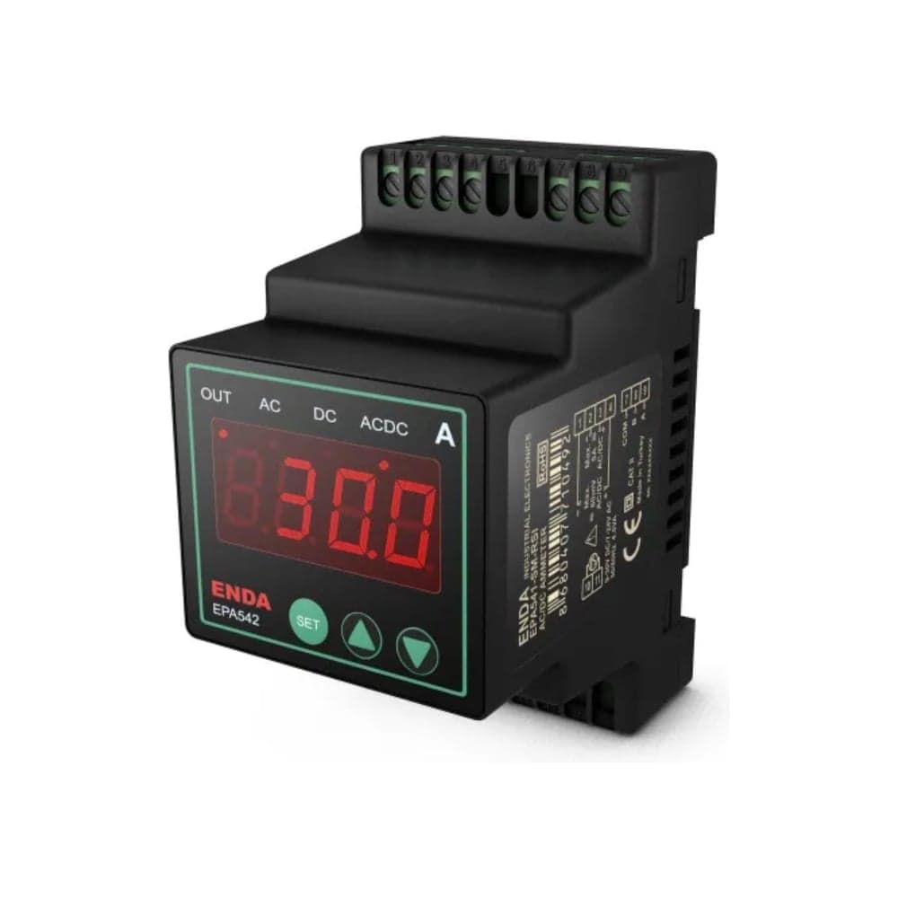 Амперметр ENDA на DIN-рейу EPA542-UV-CT-R