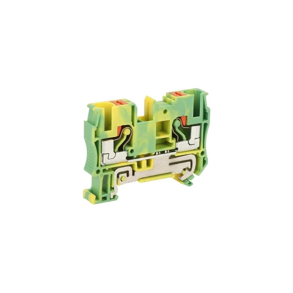 Клемма защитного провода CONTA CPT 6-PE-50, 6 кв.мм., PUSH-IN, упаковка 50шт 00-00013085