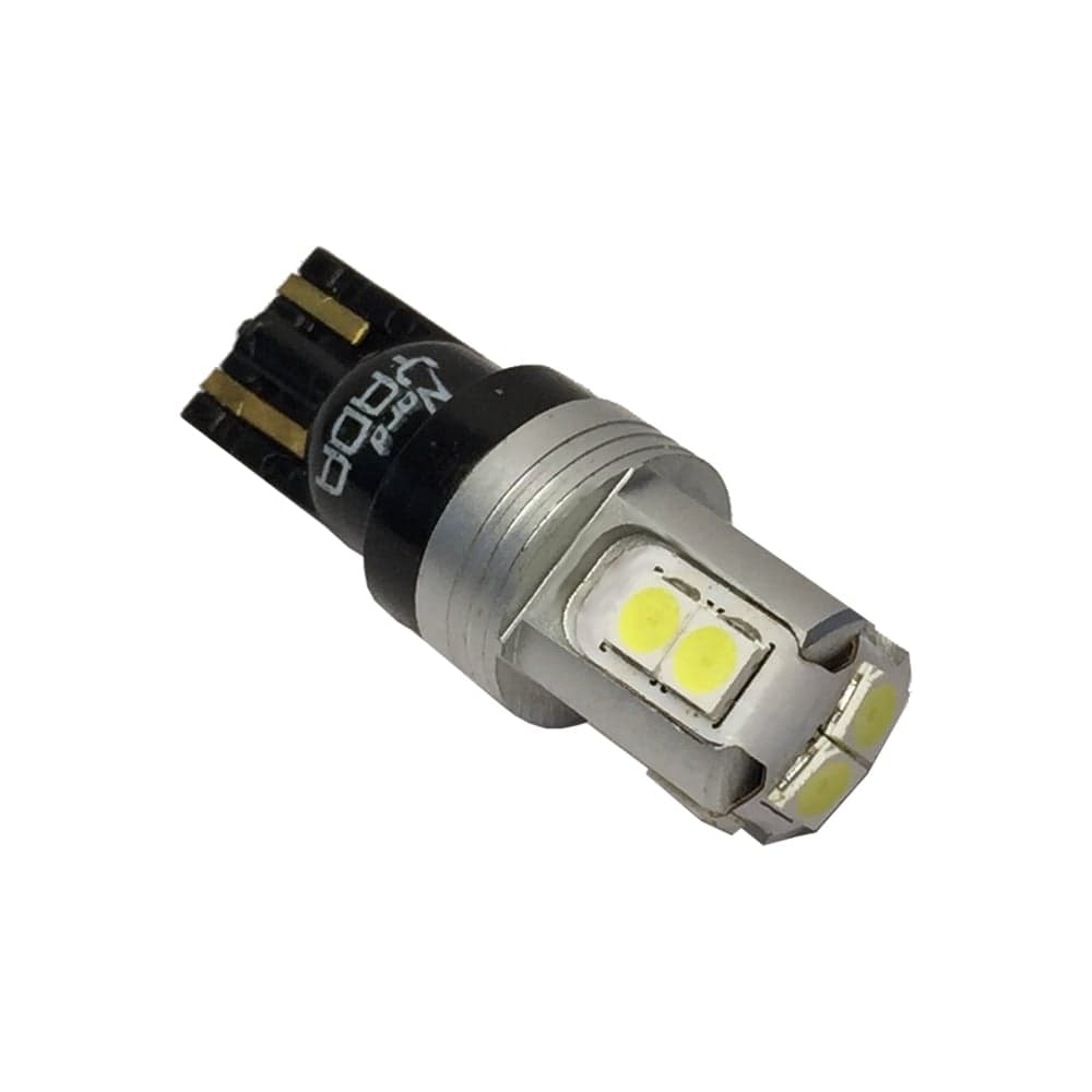 Светодиод Nord-Yada T10 CANBUS 10SMD 12V 3030 1.8W Non-polar белый TM NORD YADA, 2шт 908397