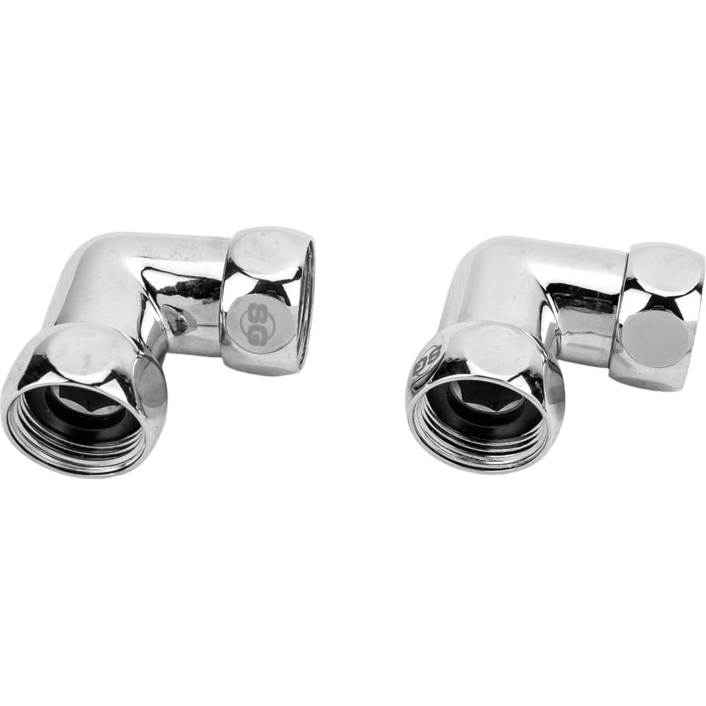 Уголок для полотенцесушителя SG  г/г 3/4"х3/4", хром, 2 шт 740SCH0505