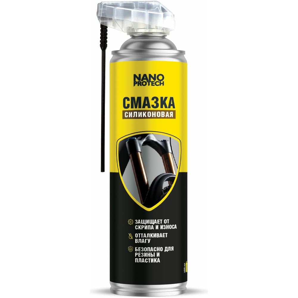 Силиконовая смазка для велосипеда Nanoprotech 400 мл NPGSV0036