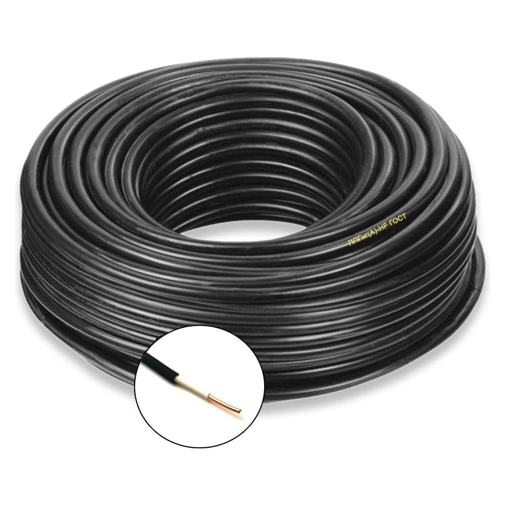 Кабель силовой БУРЕВЕСТНИК ппгнг(a)-hf 1x6 мм2, 50м BOZ226953L50