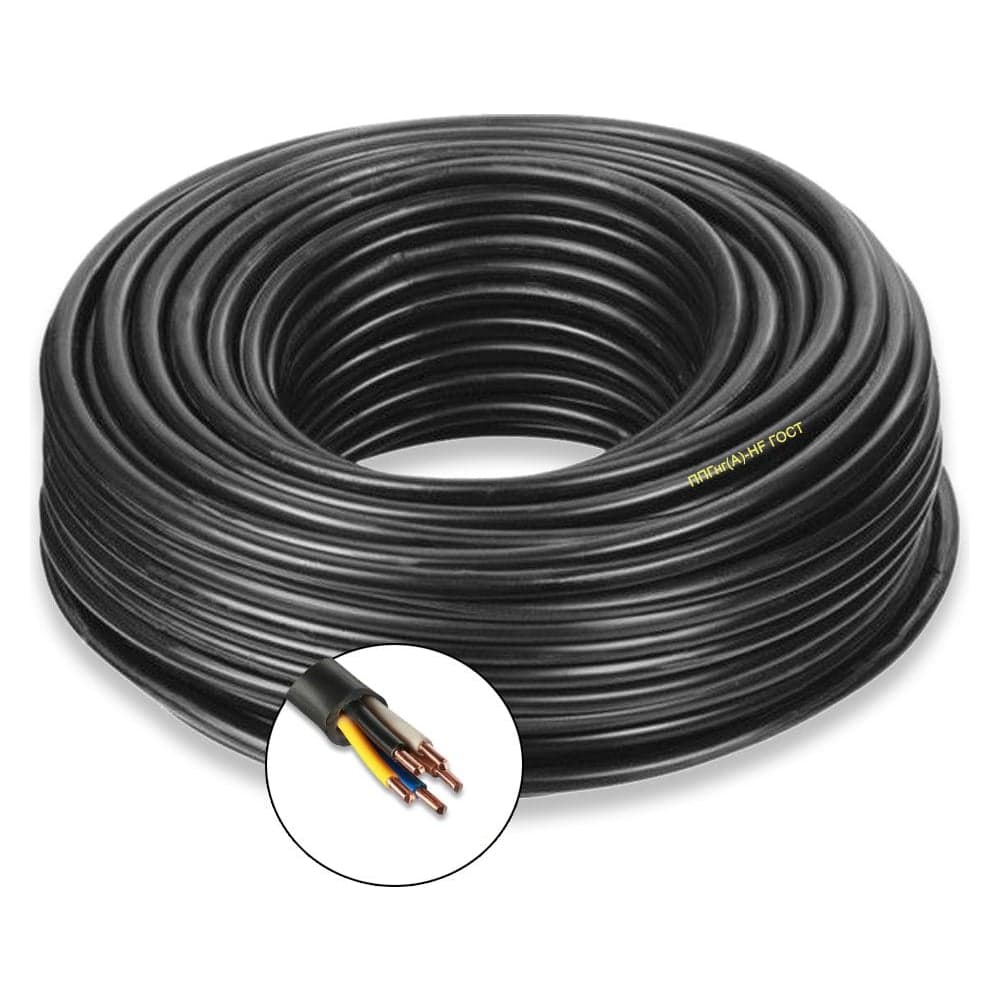 Кабель силовой БУРЕВЕСТНИК ппгнг(a)-hf 5x10 мм2, 30м BOZ100820L30