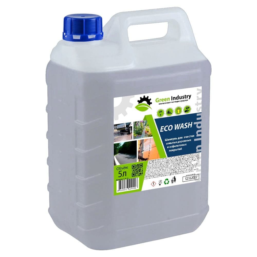 Средство для очистки асфальта и фасадов зданий Green Industry Eco Wash 5 л 100126