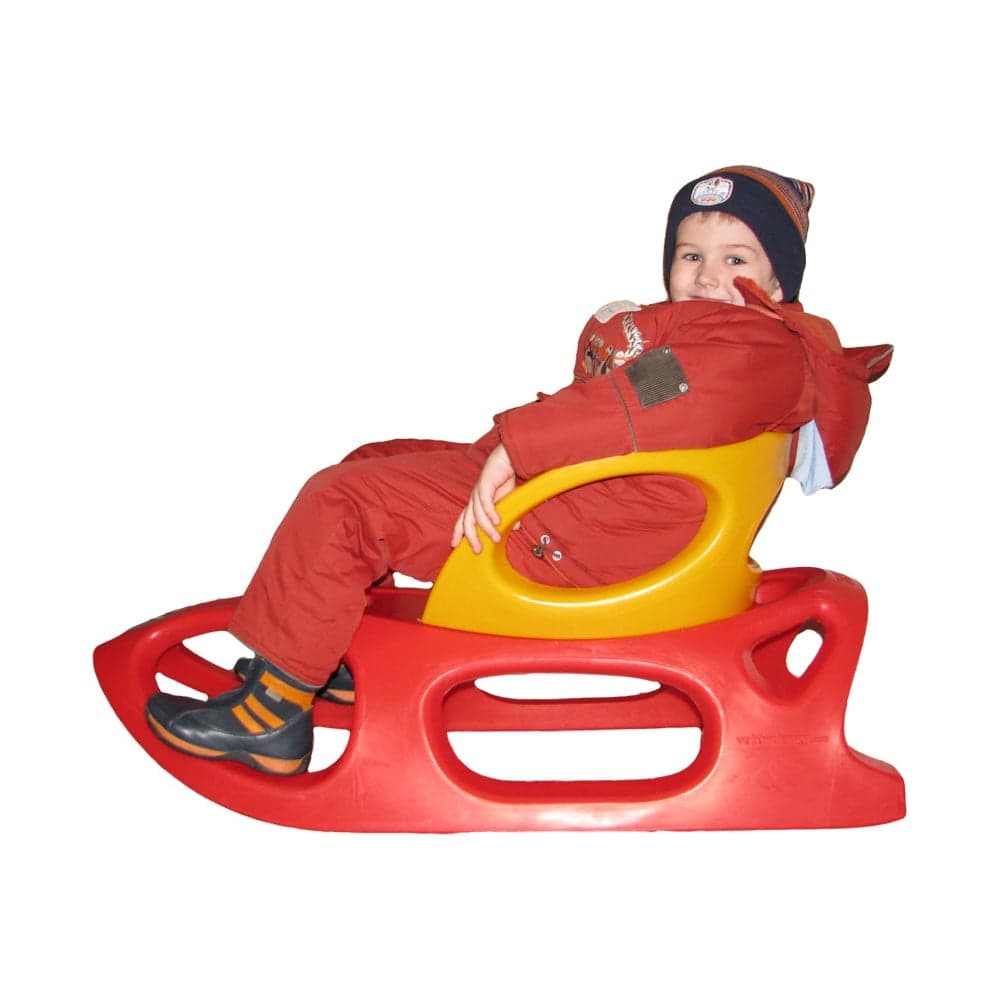 Санки с сиденьем Asplast 2KIDS красные 2K-103-003