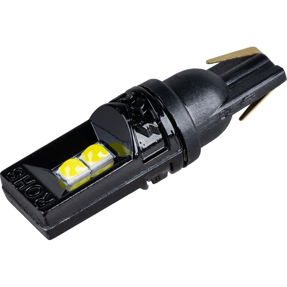 Автолампа диод SKYWAY T10 (W5W) 12/24V 4 SMD без цоколя 1-конт Белая CAN BUS комп.2 шт габарит/стоп/салон/номер S08202081/K