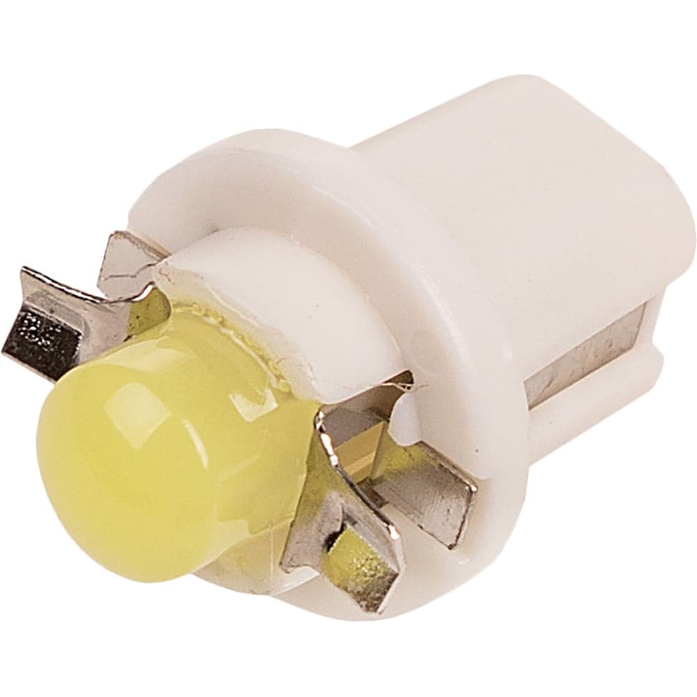 Автолампа диод SKYWAY T5 (W1,2W) 12V 1 COB B8.3d 1-конт Белая комп.10 шт панель S08201396/K