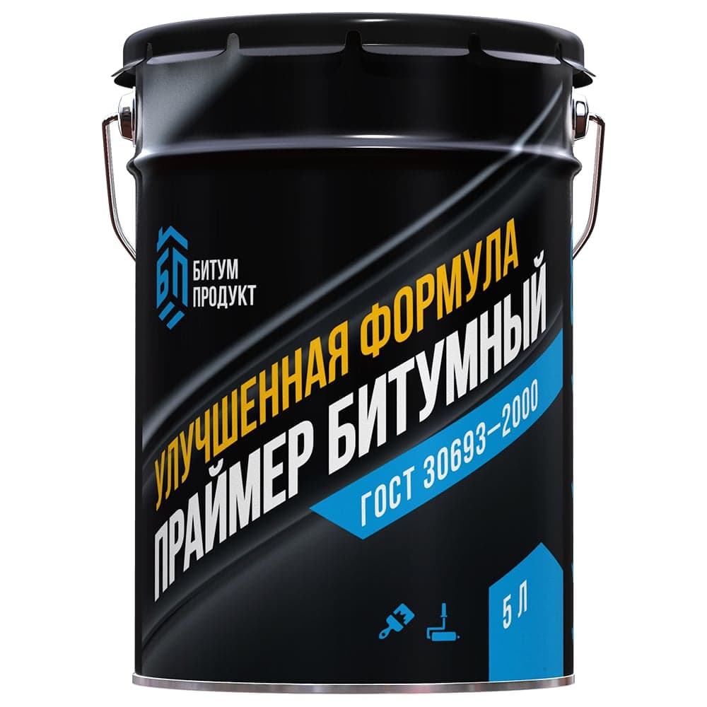 Битумный праймер БИТУМ ПРОДУКТ 5 кг BP-21