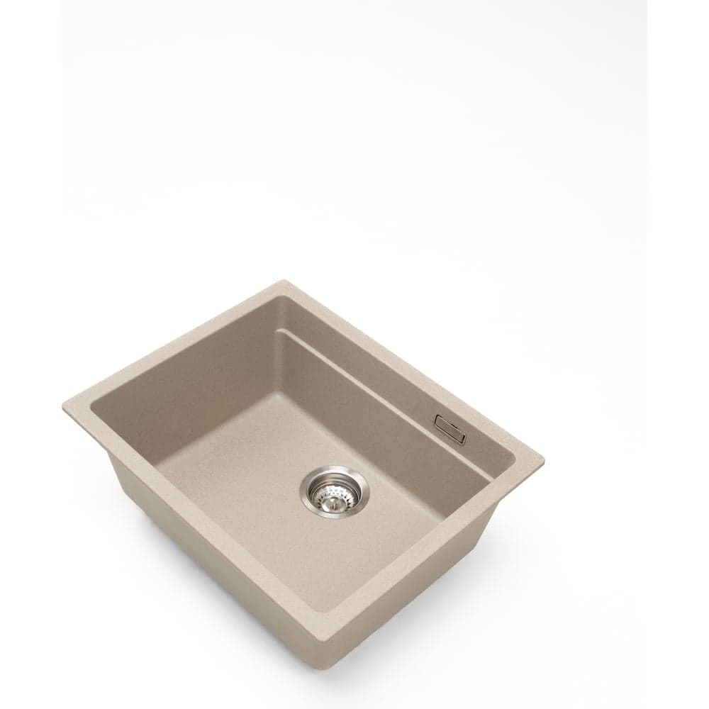 Кварцевая кухонная мойка Grandex AQUA COMFORT 56U BEIGE 500203