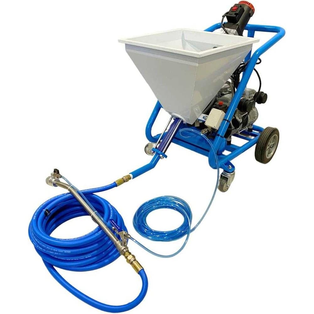 Установка AktiSpray AvS-10-20RA -DUO 2 компрессора для нанесения гидроизоляционных материалов и шпатлевки с автоматикой, комплект с рукавами и распылитем AvS-10-20RA-DUO