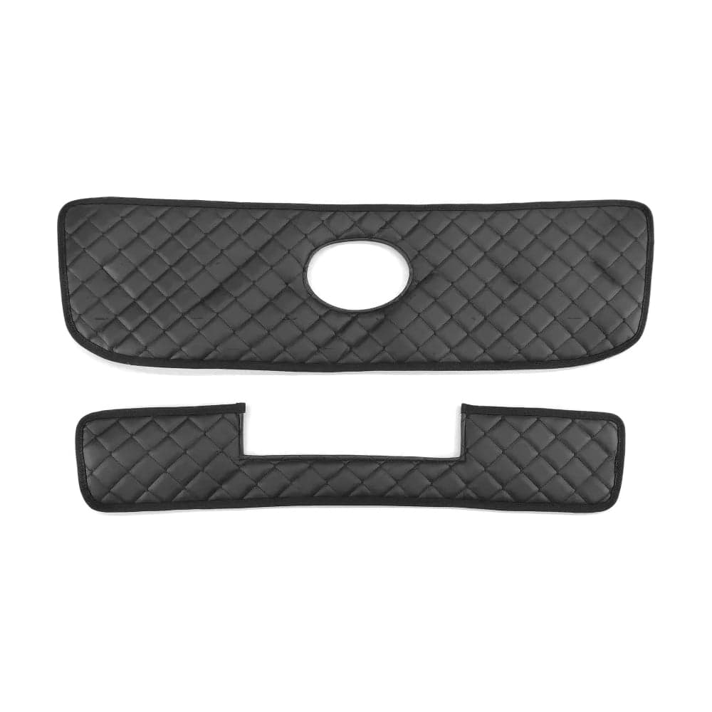 Утеплитель радиатора Defly для Toyota Land Cruiser Prado (J120), 2002-2009, экокожа черная ZTy13-2KR