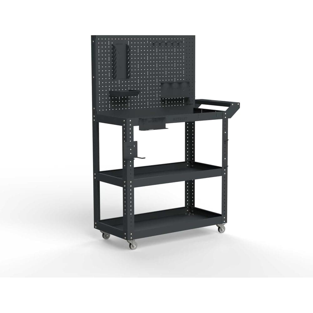 Тележка инструментальная ООО Металекс Metalex Тип 4 800x400x800 мм, 3 полки, серый 118288