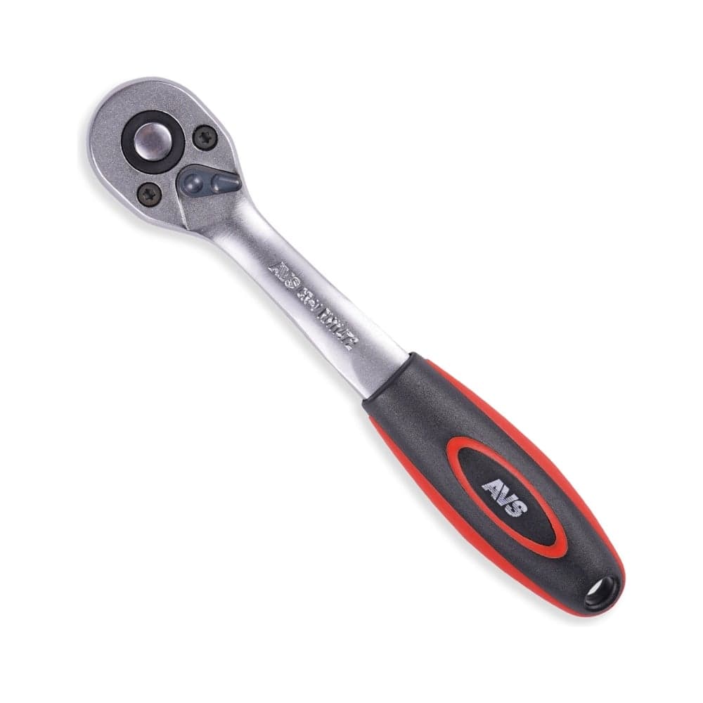 Рукоятка трещоточная AVS 1/4DR 72 зубца (пластиковая ручка) RH11472 A07937S