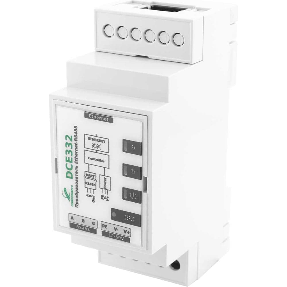 Преобразователь НТК Приборэнерго Ethernet-RS485 DCE332 БП-00004795