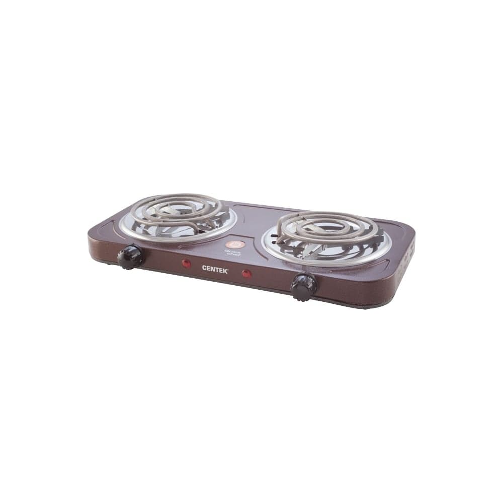Электрическая плитка Centek CT-1509 Siberia 2 конфорки, ТЭН, 140 мм, 2000 Вт, индикатор работы