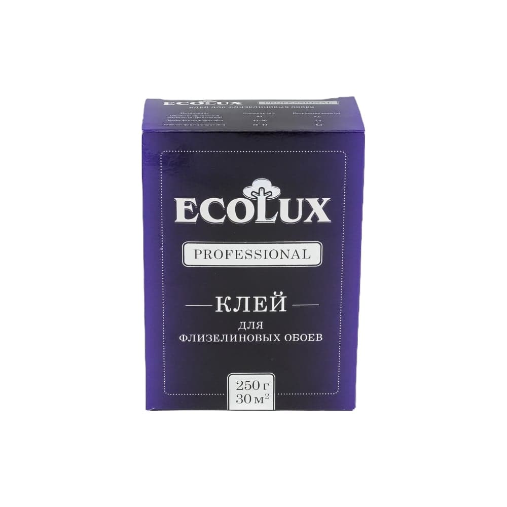 Клей для обоев ECOLUX PROFESSIONAL Флизелин 250 г 4607133681203