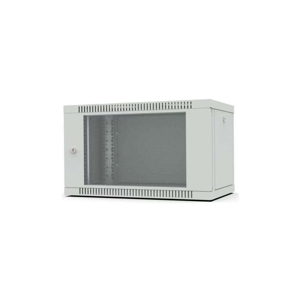 Шкаф настенный Filum 19, 6U Wall Box (ШxГxВ) 600x600x356 мм, дверь стеклянная, цвет серый RAL7035 FL-WB-0666GM-GY