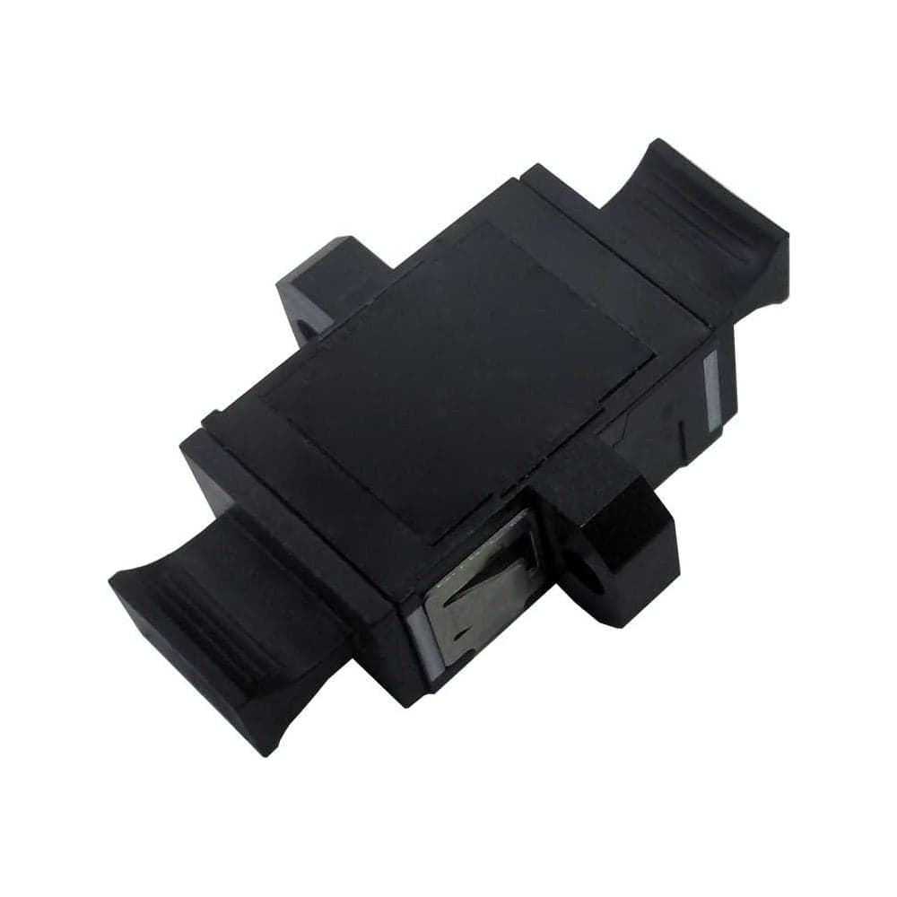 Адаптер оптический LANMASTER MPO тип B, с фланцами, черный LAN-MPO-BM-MM