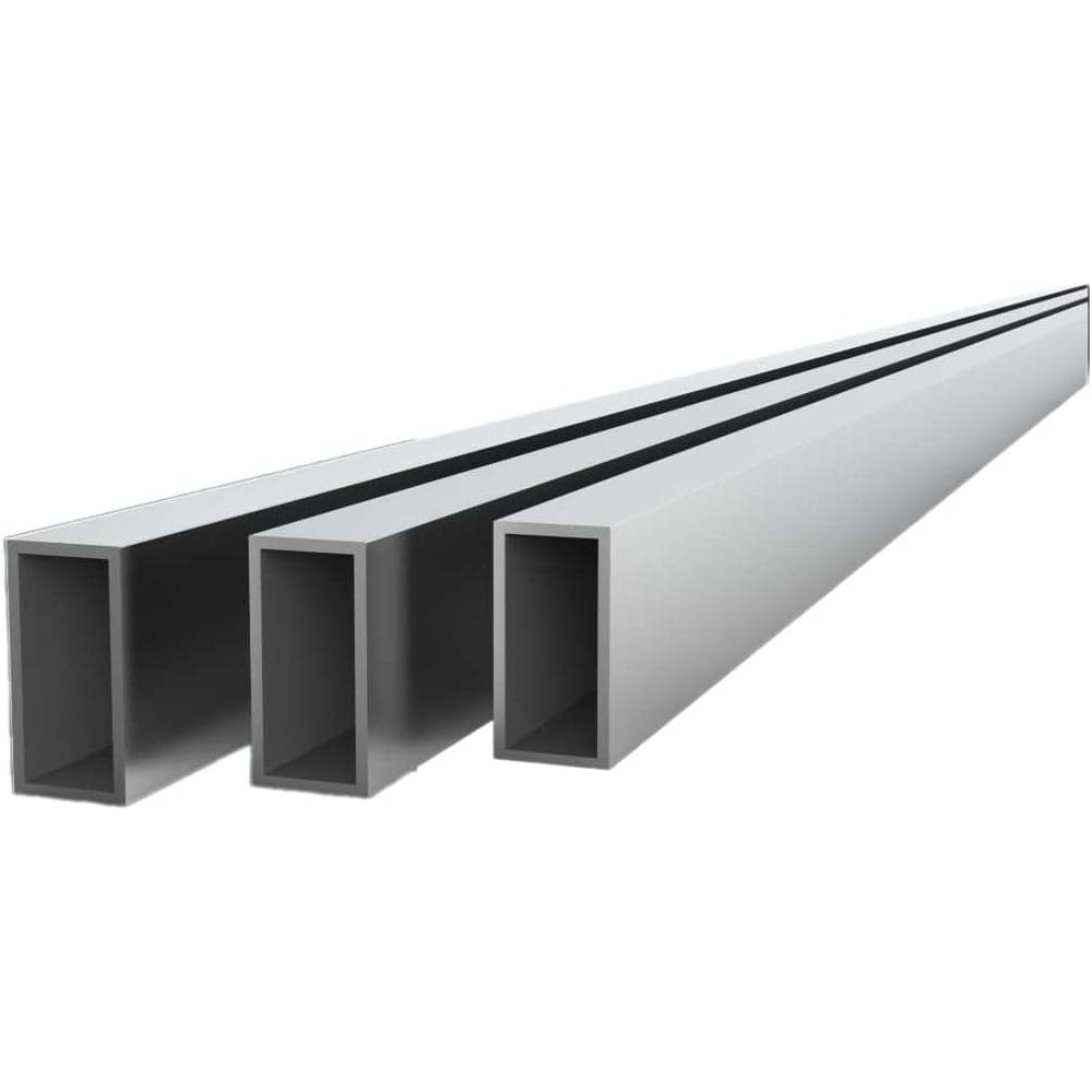 Труба прямоугольная алюминиевая Диал 2000x20x40x1,2 мм, 3 штуки в комплекте 4687206760936