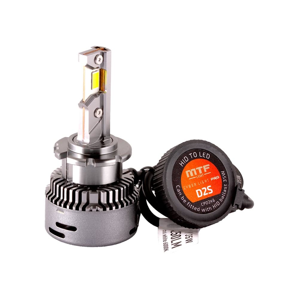 Светодиодные лампы MTF LIGHT CYBER LIGHT PRO, D2S, 85V, 35W, 4250lm, 6000K, кулер, комплект. CPD2K6