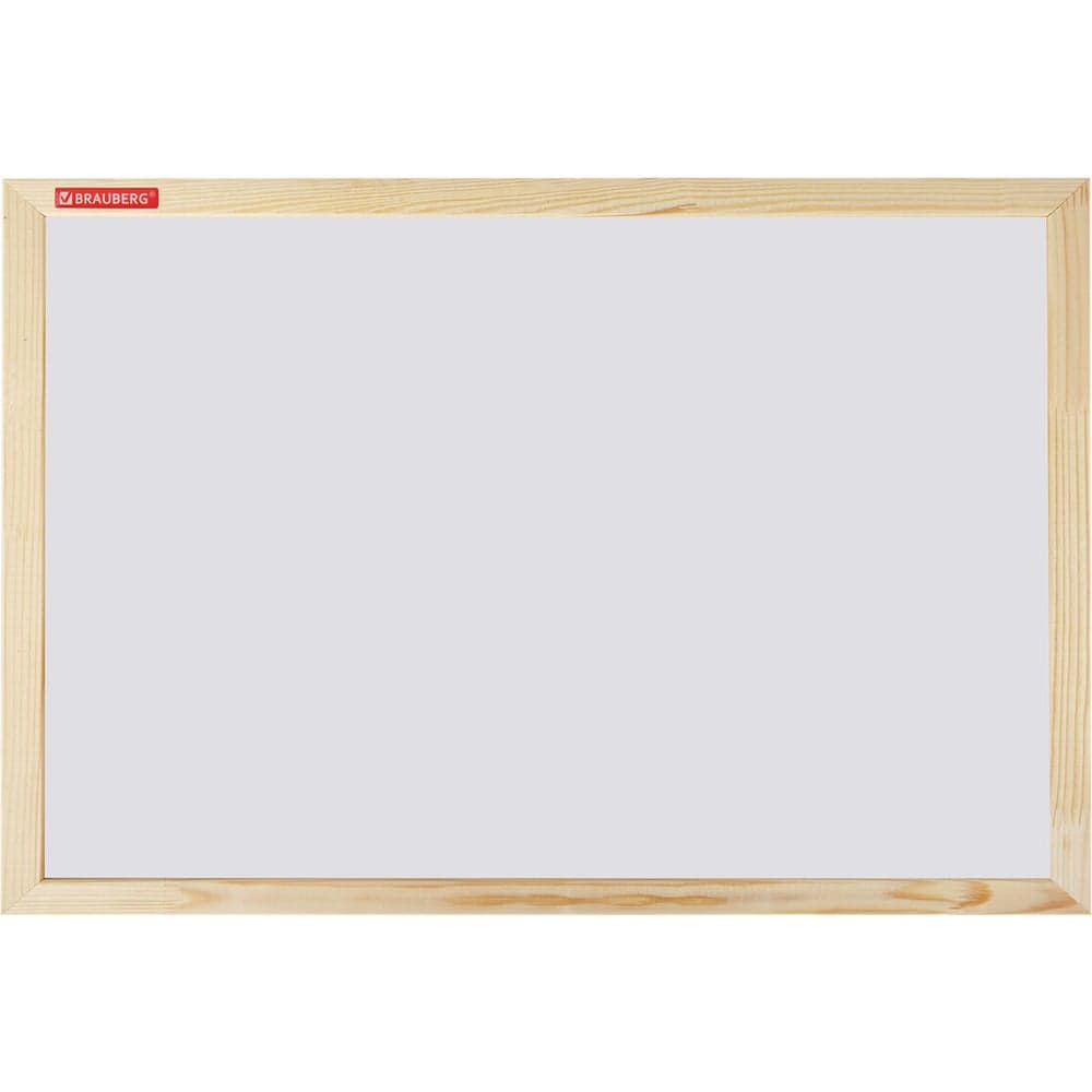 Доска магнитно-маркерная BRAUBERG Wood 30x45 см, деревянная рамка 238793