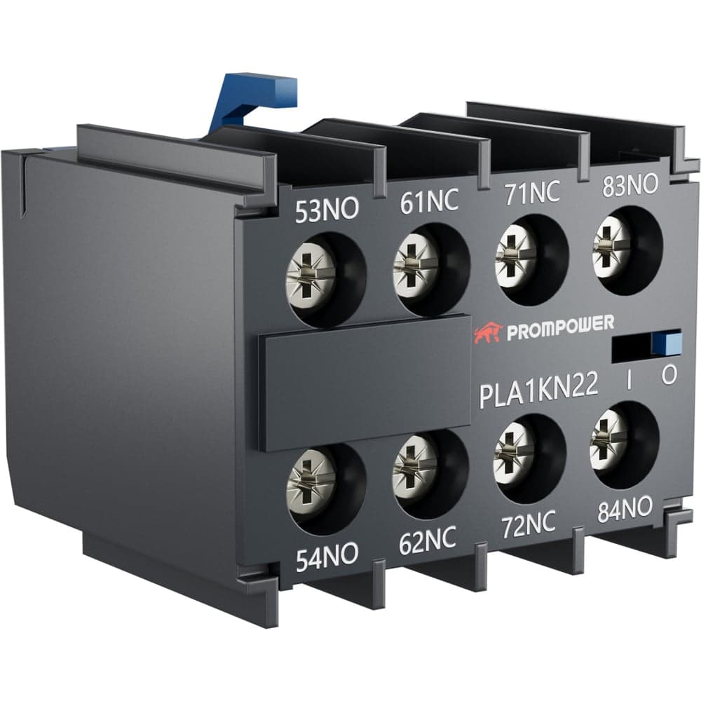Блок вспомогательных контактов Prompower серии Pulse, фронт. монтажа для серии PLC1-K, 2НО+2НЗ PLA1KN22