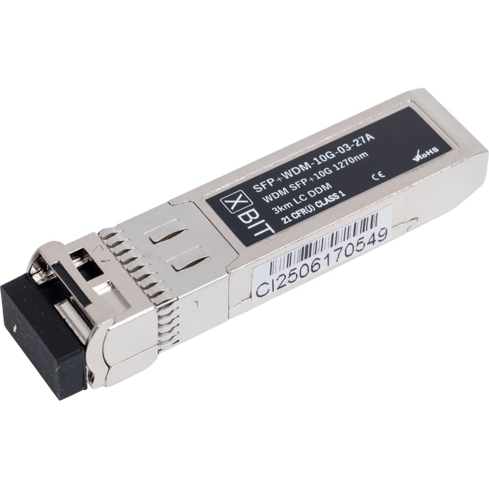 Модуль XBIT SFP+ 10G WDM 1270нм LC 3км S10GW0327