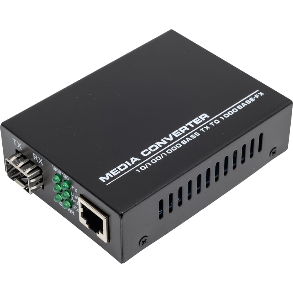Медиаконвертер XBIT SFP 10/100/1000Base-TX/1000Base-FX, без SFP модуля MC-1G-SFP