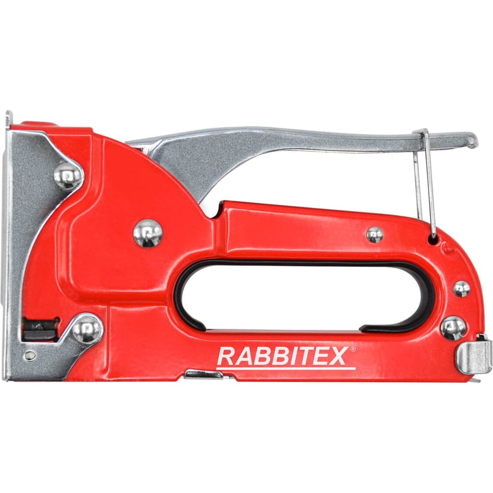 Степлер мебельный ОФИСМАГ стальной, тип 53, 4-8мм, +200 скоб, RABBITEX, 671322