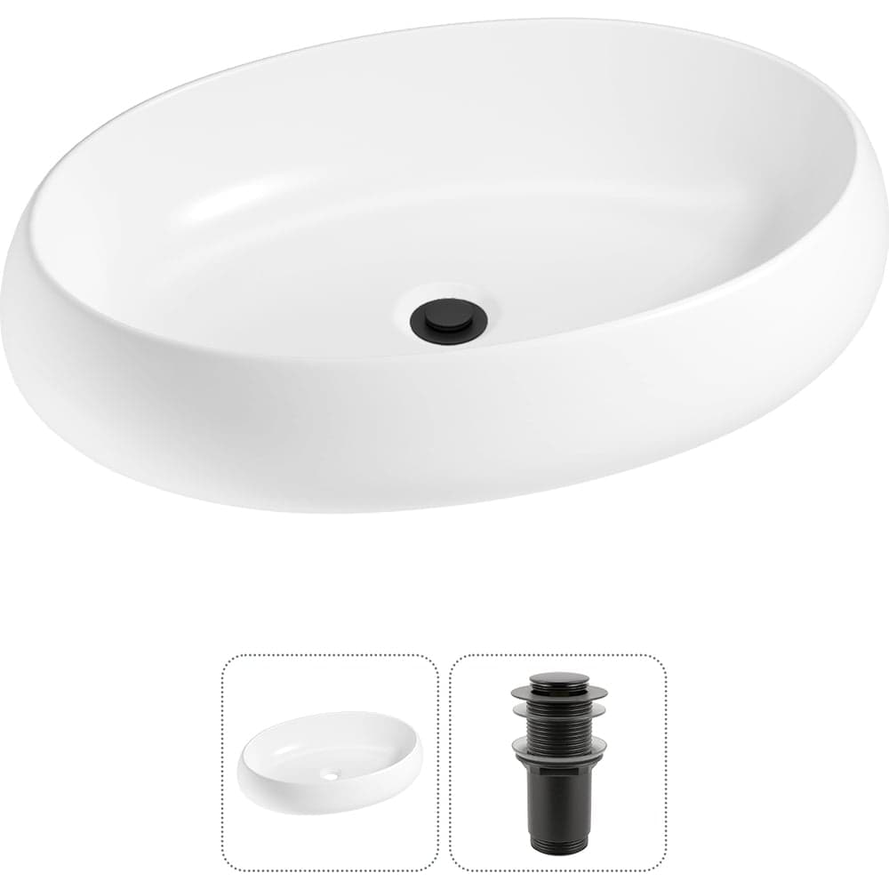 Комплект 2 в 1 Lavinia Boho Bathroom Sink накладная раковина 60x40 см, состоит из 3331109 20215096R