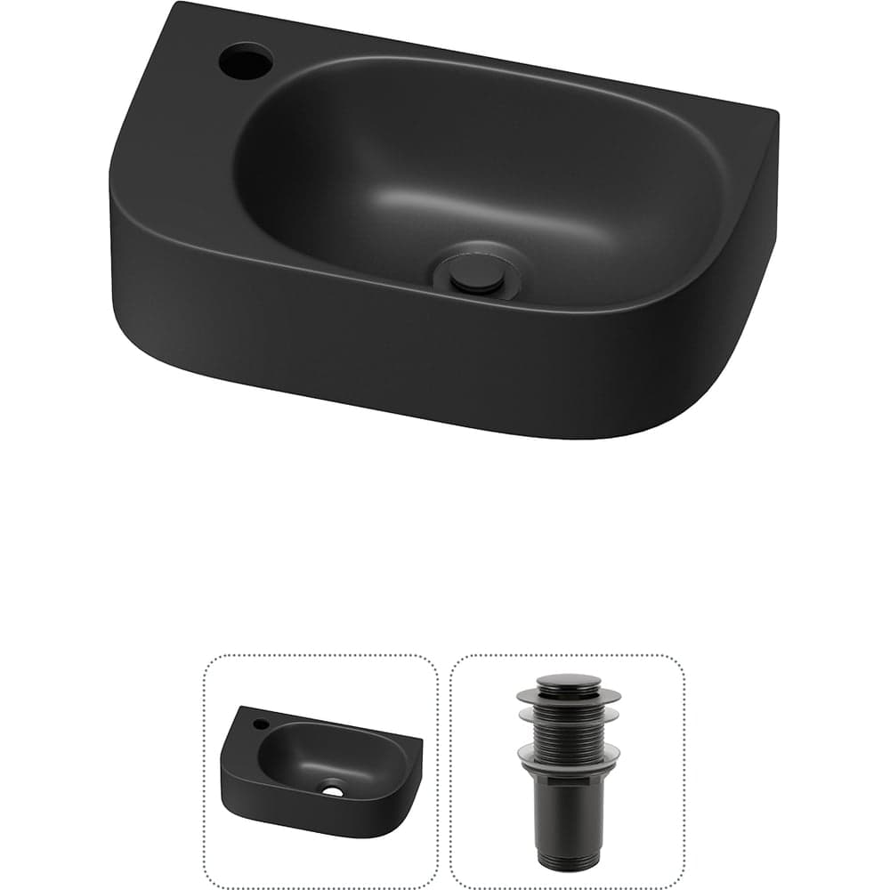 Комплект 2 в 1 Lavinia Boho Bathroom Sink накладная/подвесная раковина 40x22 см, состоит 20216346R