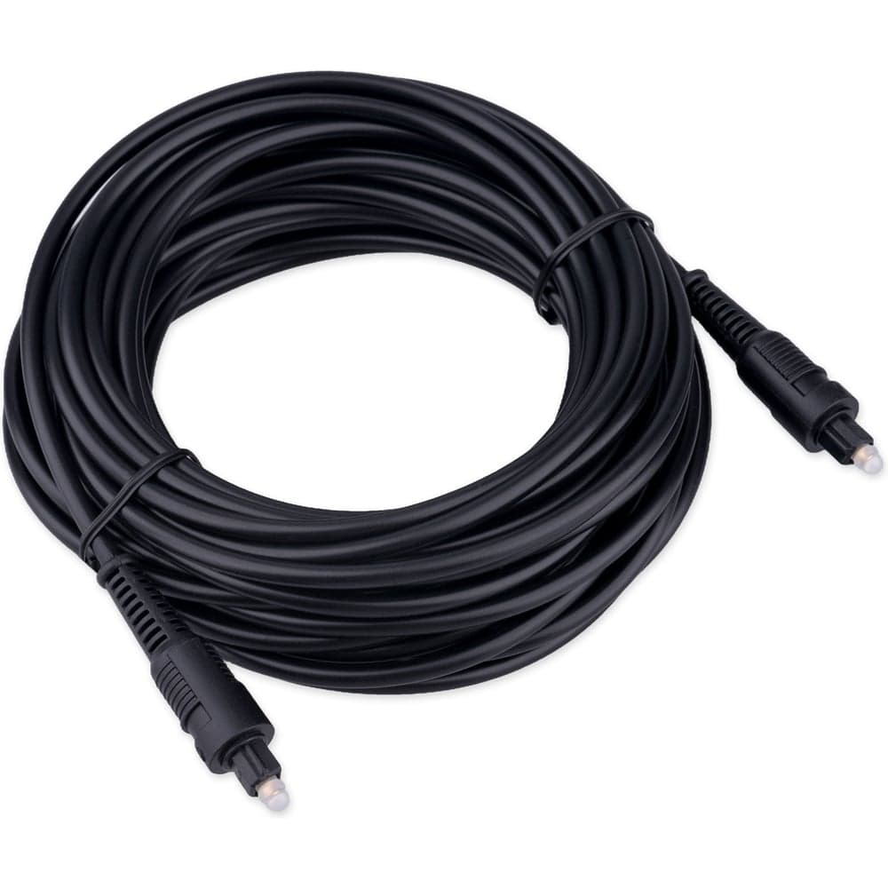 Кабель оптический Cablexpert Toslink 2xODT M/M, 10м, черный, пакет CC-OPT-10M-N
