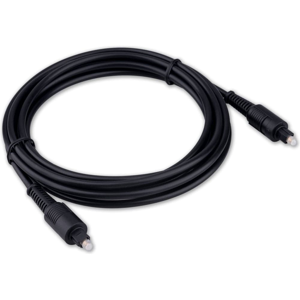 Кабель оптический Cablexpert Toslink 2xODT M/M, 3м, черный, пакет CC-OPT-3M-N