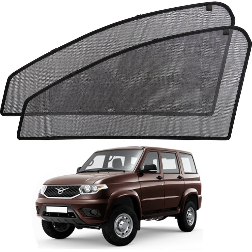 Шторки магнитные на передние боковые стекла Voron Glass а/м UAZ Patriot 2005-н.в. 2шт MFV024