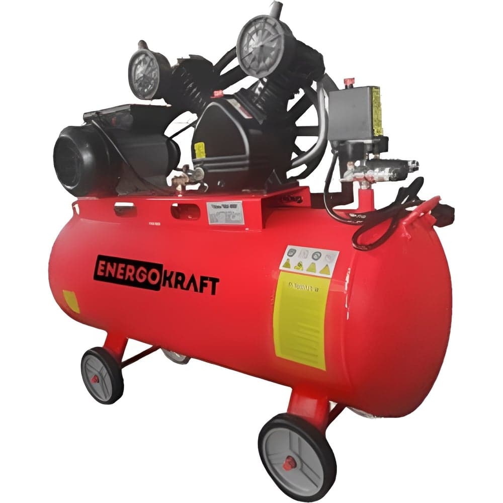 Компрессор ENERGOKRAFT Titan-100/600, 3.2кВт, 100л, 600 л/мин РБ000035726
