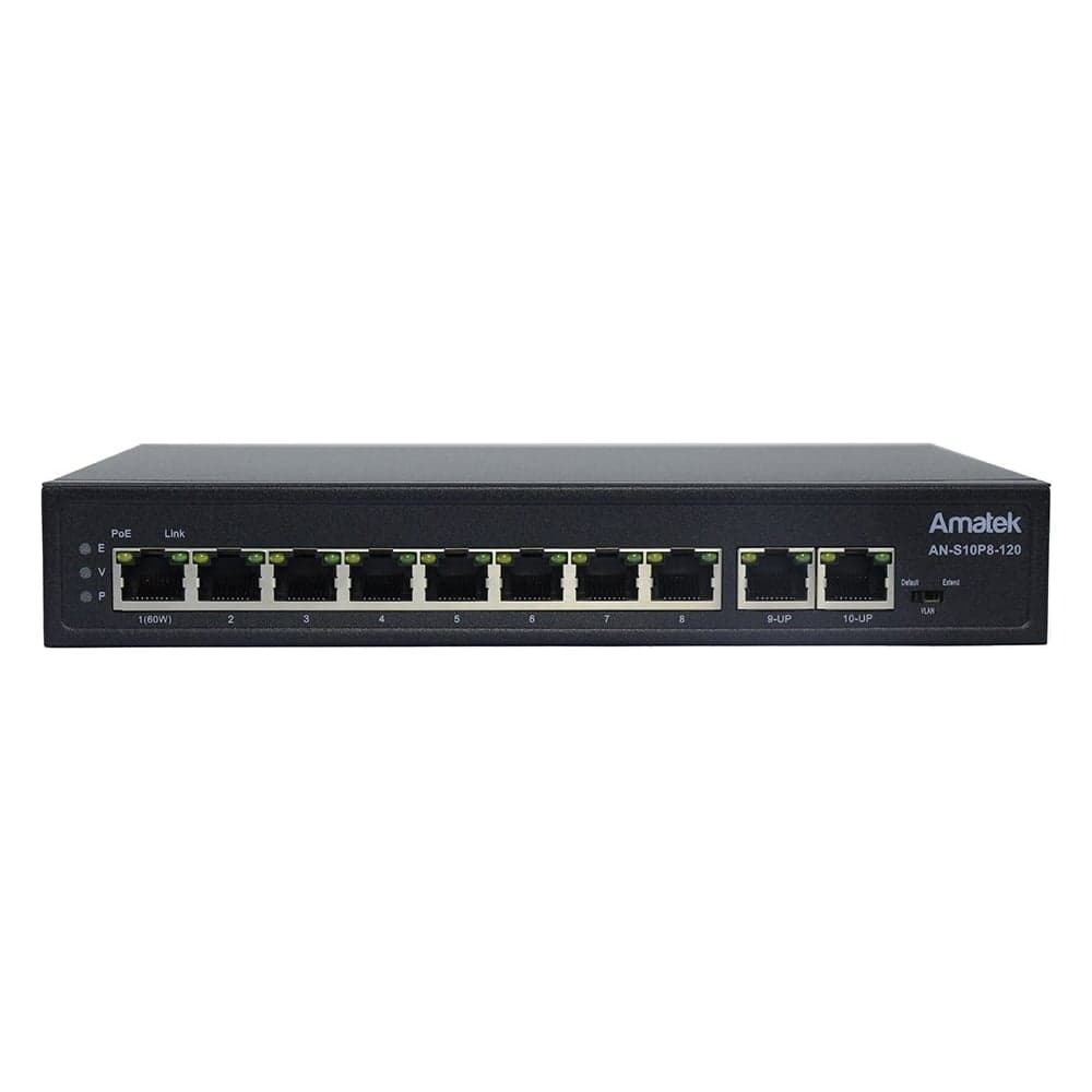 Коммутатор PoE Amatek AN-S10P8-120 v2 7000549