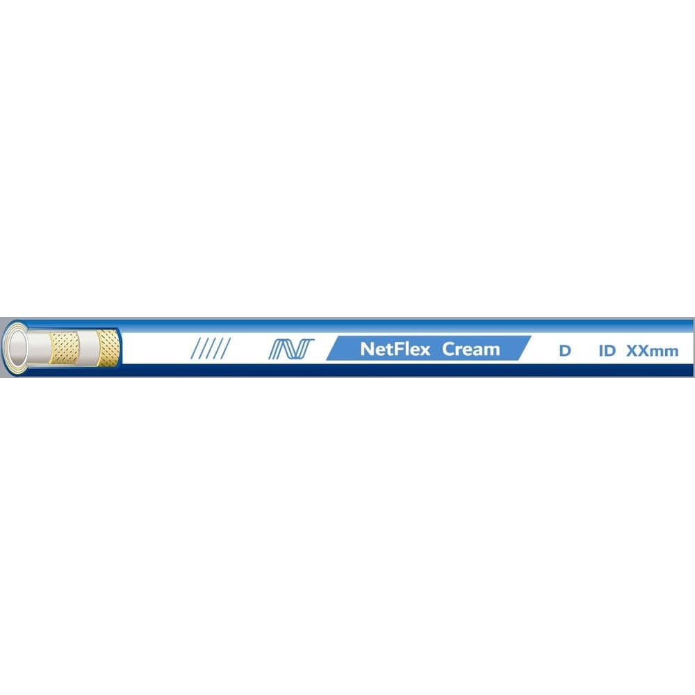 Рукав пищевой напорный CREAM D 51x7xL40 40 м. NetFlex 7930168980407