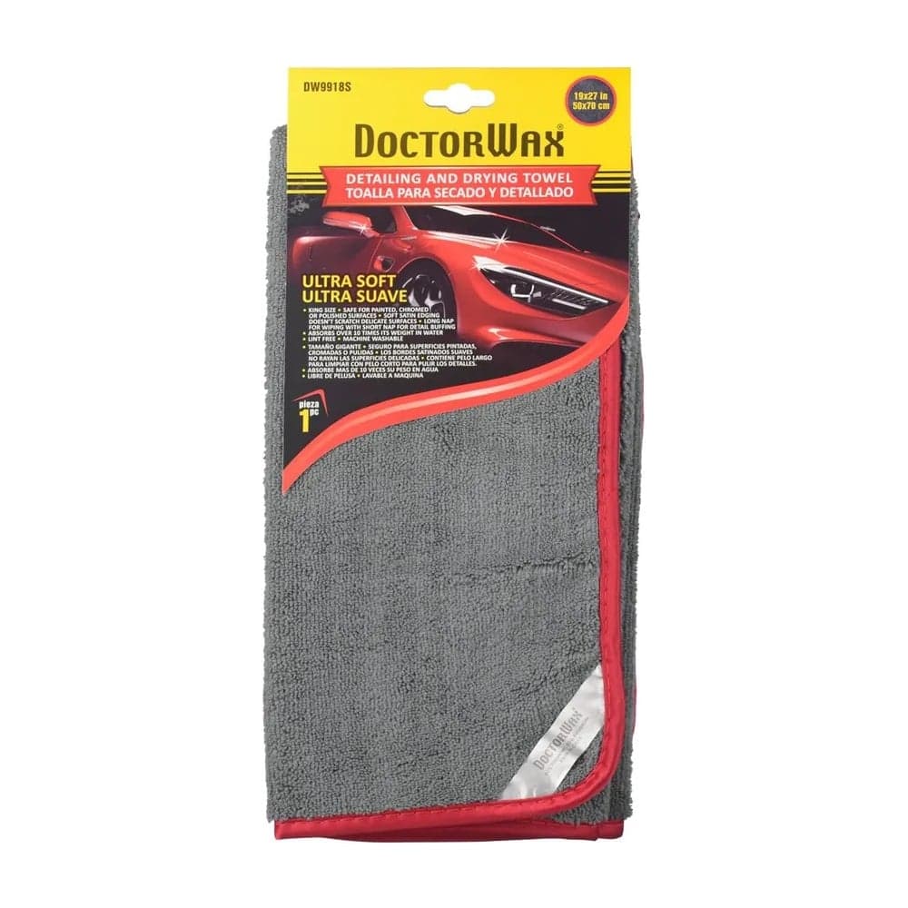 Микрофибра DoctorWax для сушки и финишной обработки 50x70 см, DW9918s